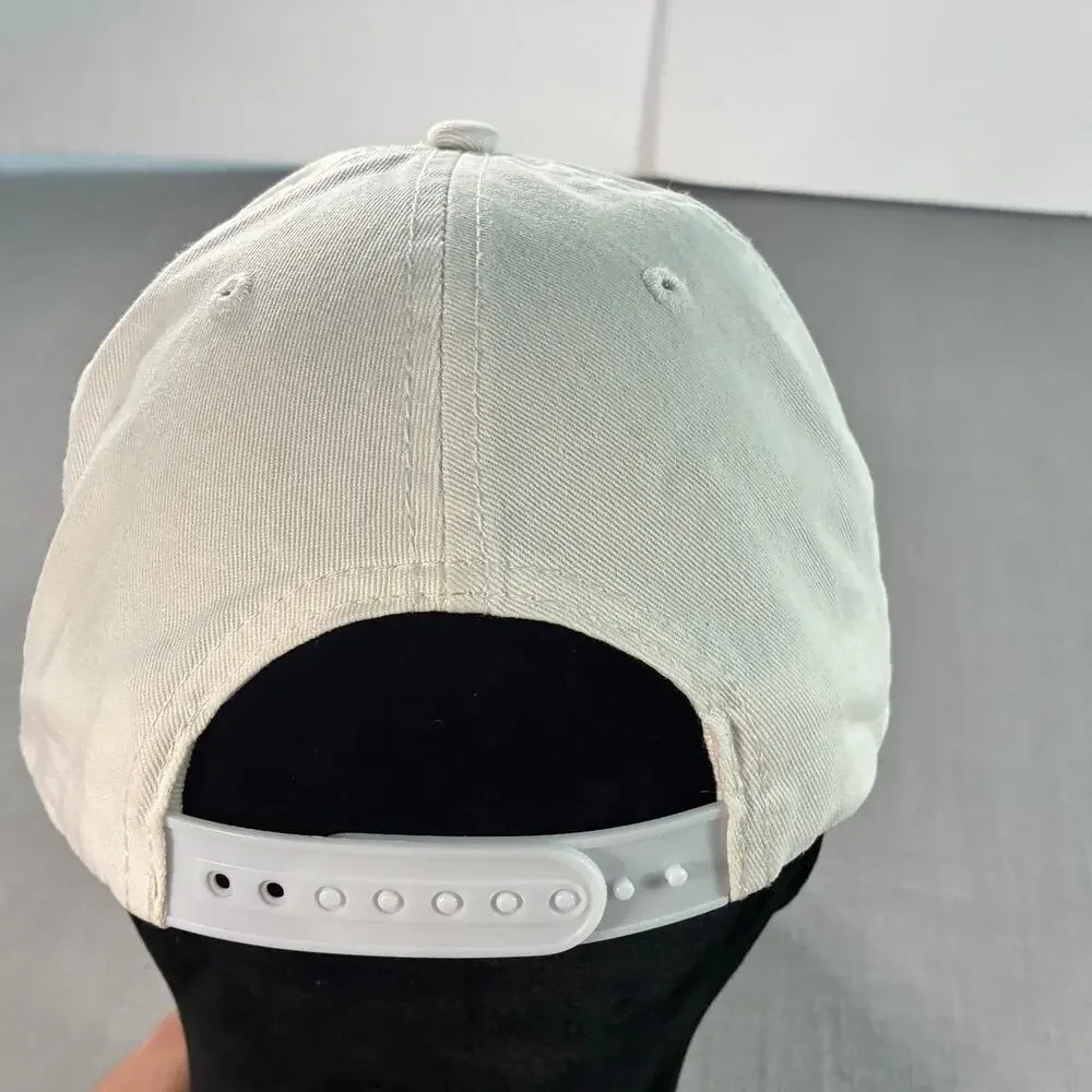 Duvin Design Co Checkered Snapback Hat White Youth Adjustable Cap
